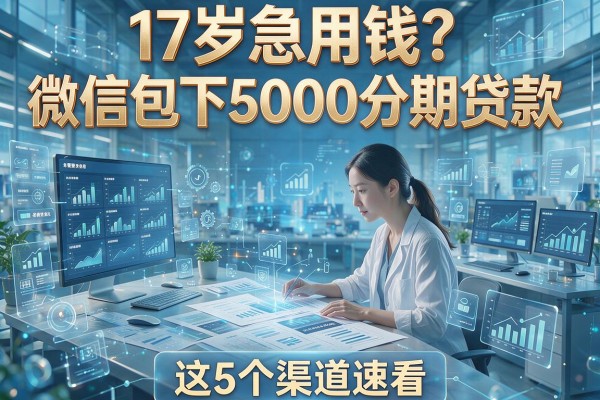 17岁急用钱？微信包下5000分期贷款，这5个渠道速看！