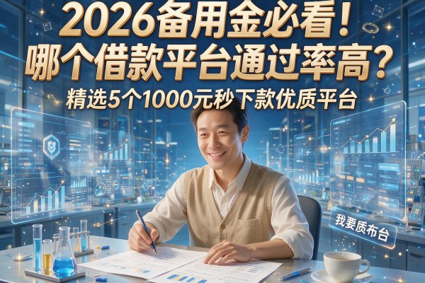 2026备用金必看!哪个借款平台通过率高?精选5个1000元秒下款优质平台