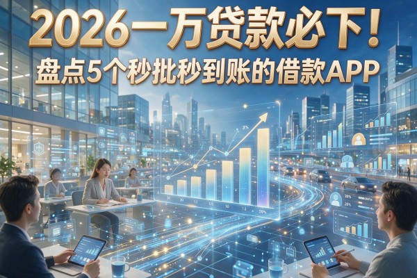 2026一万贷款必下！盘点5个秒批秒到账的借款APP