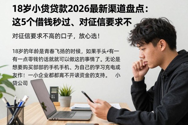 18岁小额贷款2026最新渠道盘点：这5个借钱秒过、对征信要求不高的口子，放心选！