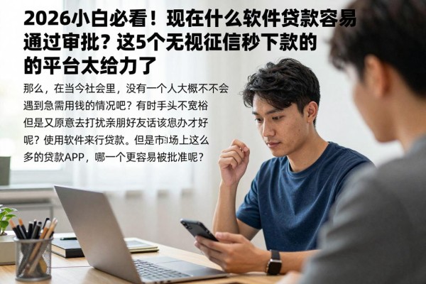 2026小白必看！现在什么软件贷款容易通过审批？这5个无视征信秒下款的平台太给力了