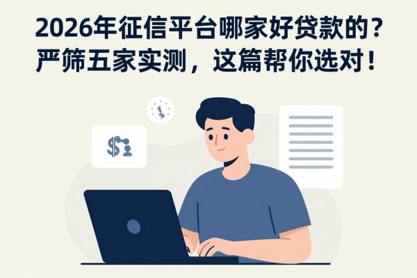 2026年征信平台哪家好贷款的？严筛五家实测，这篇帮你选对！