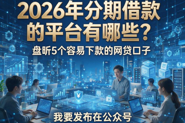 2026年分期借款的平台有哪些？盘点5个容易下款的网贷口子