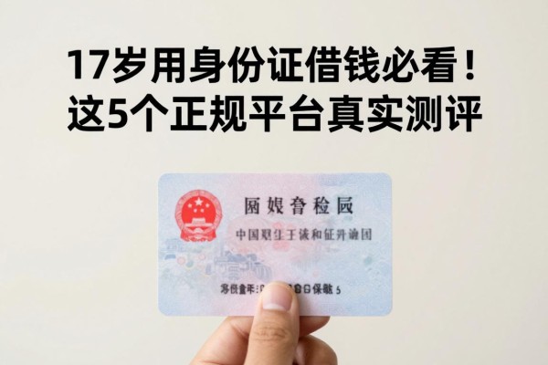 17岁用身份证借钱必看！这5个正规平台真实测评