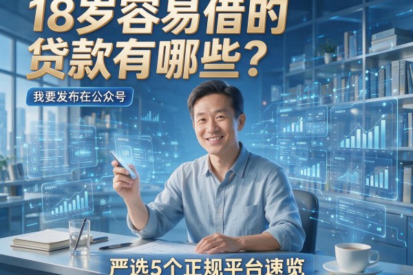 18岁容易借的贷款有哪些?严选5个正规平台速览!