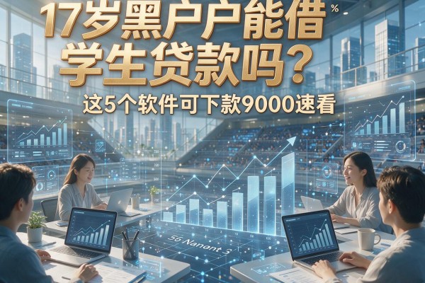 17岁黑户能借学生贷款吗?这5个软件可下款9000速看!