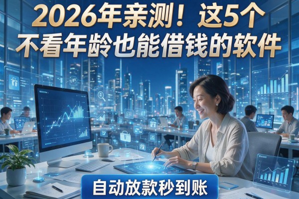 2026年亲测！这5个不看年龄也能借钱的软件，自动放款秒到账