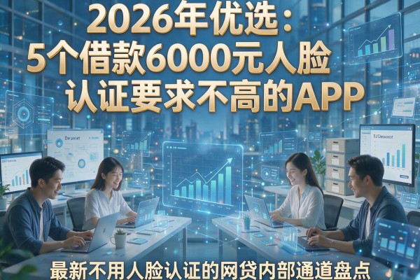 2026年优选：5个借款6000元人脸认证要求不高的APP，最新不用人脸认证的网贷内部通道盘点