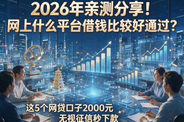 2026年亲测分享!网上什么平台借钱比较好通过?这5个网贷口子2000元无视征信秒下款