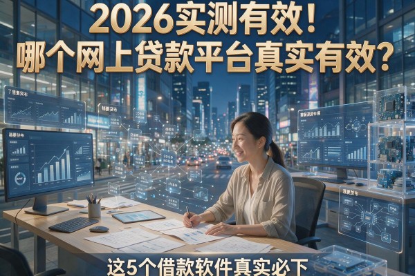 2026实测有效!哪个网上贷款平台真实有效?这5个借款软件真实必下