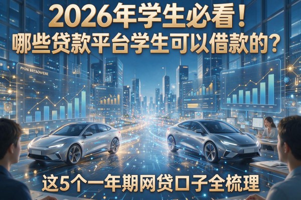 2026年学生必看!哪些贷款平台学生可以借款的?这5个一年期网贷口子全梳理
