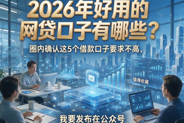 2026年好用的网贷口子有哪些?圈内确认这5个借款口子要求不高,值得收藏!