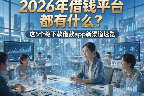 2026年借钱平台都有什么？这5个稳下款借款app新渠道速览！