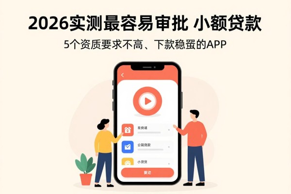 2026实测最容易审批的小额贷款！这5个资质要求不高、下款稳妥的APP值得收藏
