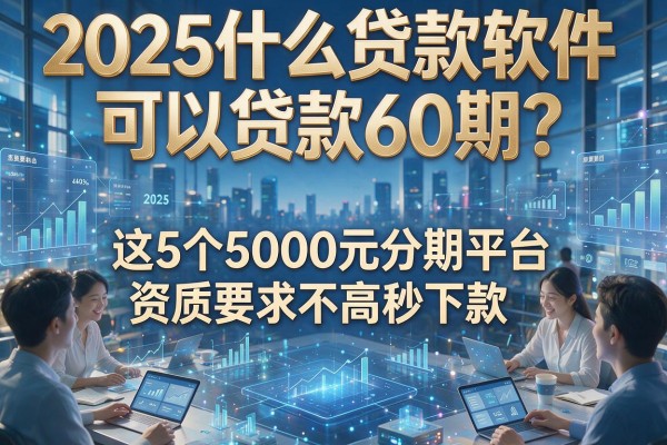 2025什么贷款软件可以贷款60期?这5个5000元分期平台,资质要求不高秒下款!