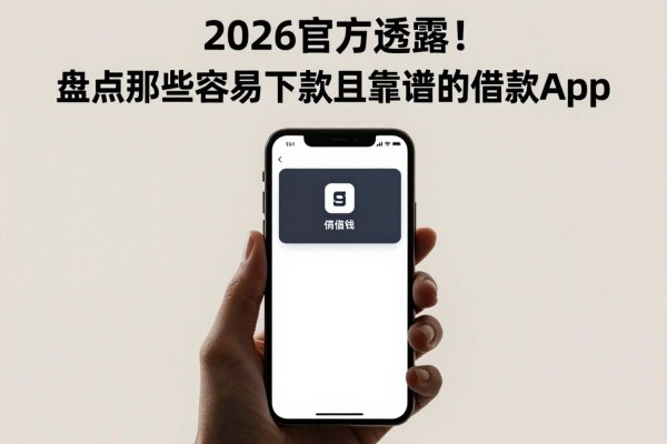 2026官方透露！盘点那些容易下款且靠谱的借款App