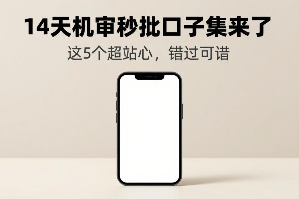14天机审秒批口子合集来了!这5个超贴心,错过可惜