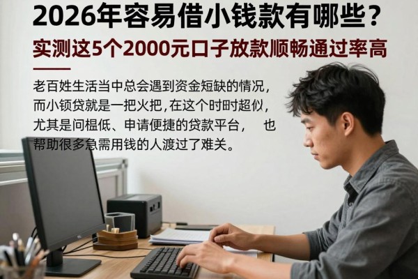2026年容易借小额贷款有哪些?实测这5个2000元口子放款顺畅通过率高