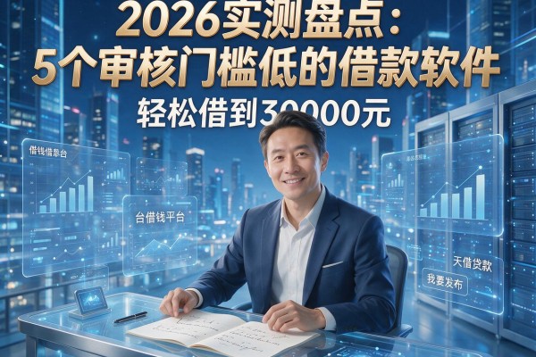 2026实测盘点:5个审核门槛低的借款软件,轻松借到30000元