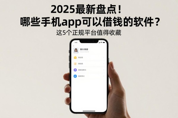 2025最新盘点！哪些手机app可以借钱的软件？这5个正规平台值得收藏