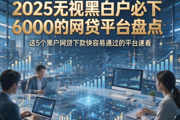 2025无视黑白户必下6000的网贷平台盘点,这5个黑户网贷下款快容易通过的平台速看