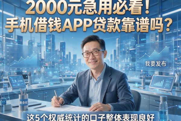 2000元急用必看！手机借钱APP贷款靠谱吗？这5个权威统计的口子整体表现良好