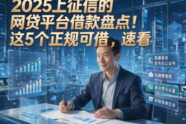 2025上征信的网贷平台借款盘点！这5个正规可借，速看！