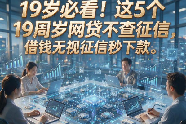 19岁必看!这5个19周岁网贷不查征信,借钱无视征信秒下款