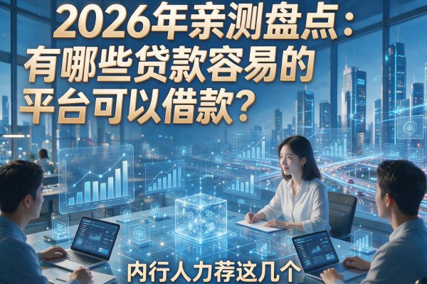2026年亲测盘点:有哪些贷款容易的平台可以借款?内行人力荐这几个!