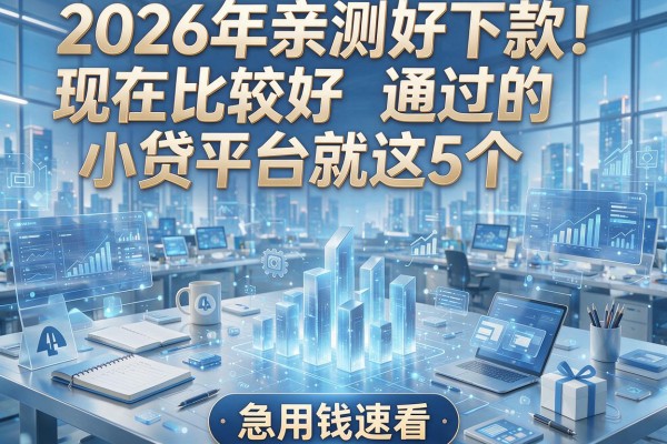 2026年亲测好下款!现在比较好通过的小贷平台就这5个,急用钱速看