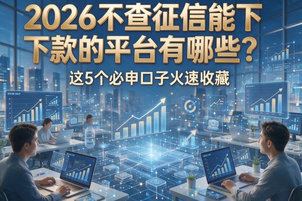 2026不查征信能下款的平台有哪些？这5个必申口子火速收藏！