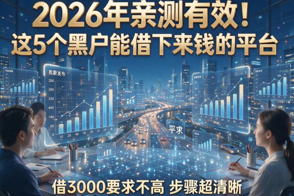 2026年亲测有效!这5个黑户能借下来钱的平台,借3000要求不高步骤超清晰