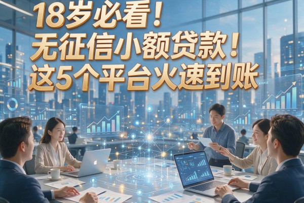 18岁必看！无征信小额贷款这5个平台火速到账