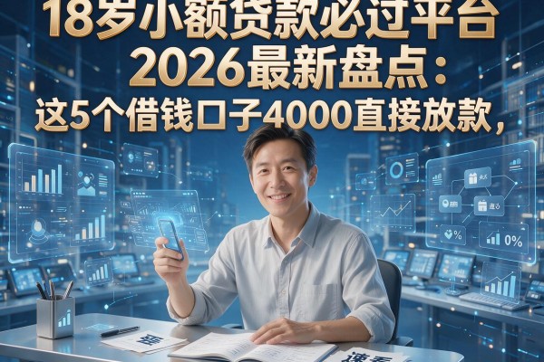 18岁小额贷款必过平台2026最新盘点：这5个借钱口子4000直接放款，速看！