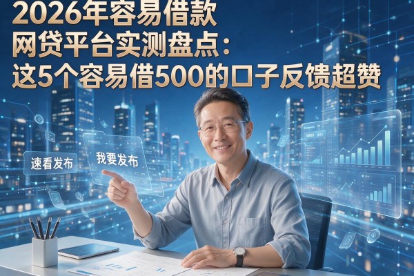 2026年容易借款网贷平台实测盘点:这5个容易借500的口子反馈超赞,速看!