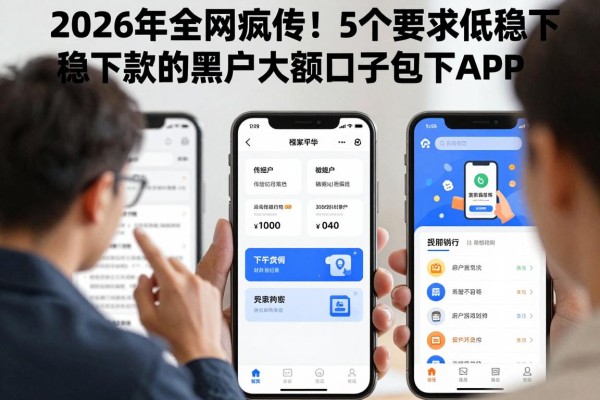 2026年全网疯传!5个要求低稳下款的黑户大额口子包下APP汇总
