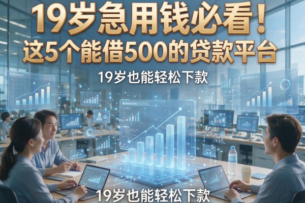 19岁急用钱必看！这5个能借500的贷款平台，19岁也能轻松下款