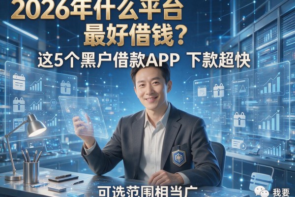 2026年什么平台最好借钱？这5个黑户借款APP下款超快，可选范围相当广！