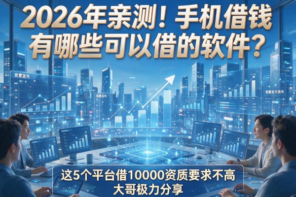 2026年亲测!手机借钱有哪些可以借的软件?这5个平台借10000资质要求不高,大哥极力分享