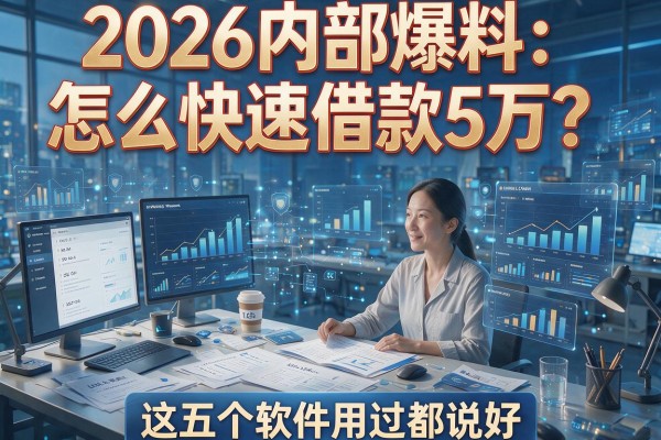 2026内部爆料:怎么快速借款5万?这五个软件用过都说好