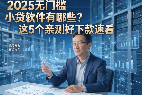 2025无门槛小贷软件有哪些？这5个亲测好下款速看！