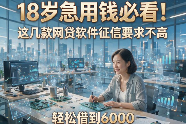 18岁急用钱必看！这几款网贷软件征信要求不高，轻松借到6000