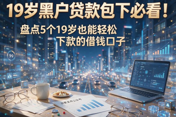19岁黑户贷款包下必看！盘点5个19岁也能轻松下款的借钱口子