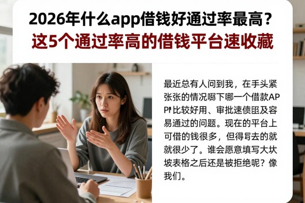 2026年什么app借钱好通过率最高？这5个通过率高的借钱平台速收藏！