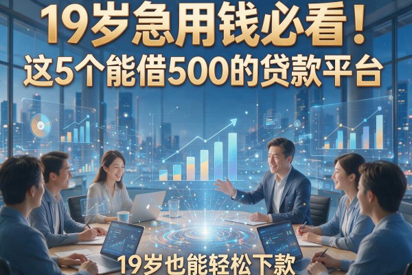 19岁急用钱必看!这5个能借500的贷款平台,19岁也能轻松下款