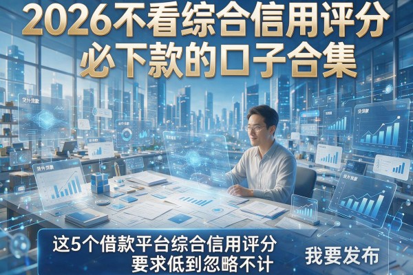 2026不看综合信用评分必下款的口子合集，这5个借款平台综合信用评分要求低到忽略不计