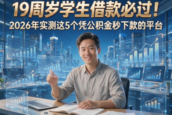 19周岁学生借款必过!2026年实测这5个凭公积金秒下款的平台
