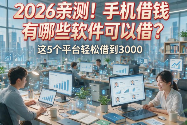 2026亲测！手机借钱有哪些软件可以借？这5个平台轻松借到3000