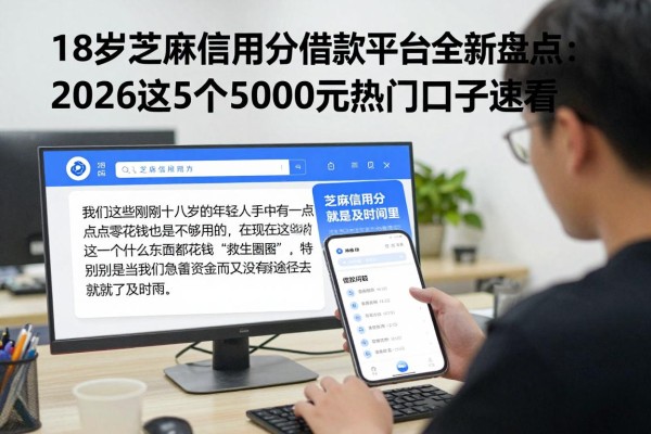18岁芝麻信用分借款平台全新盘点：2026这5个5000元热门口子速看