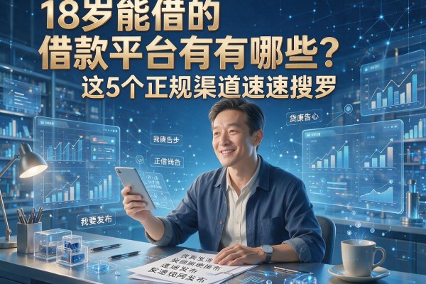 18岁能借的借款平台有哪些？这5个正规渠道速速搜罗！